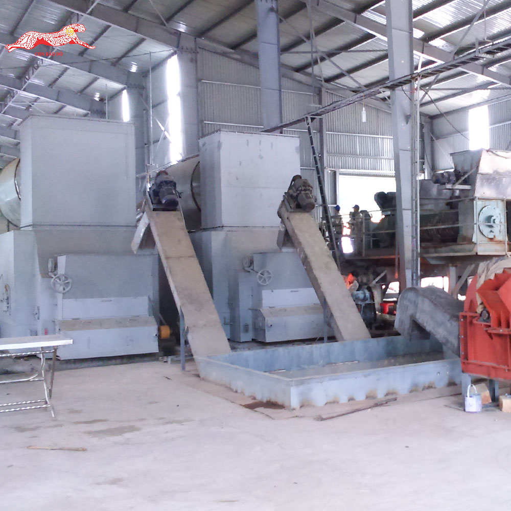 dây chuyền sấy bã mì